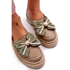 Női bőrfókerek Laura Messi 2787 bézs 1