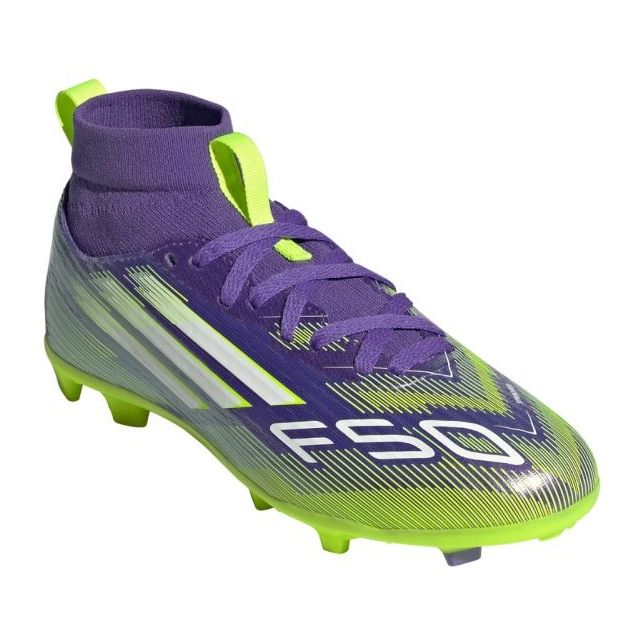 Adidas F50 Club TF Mid JR JI0039 Football cipő ibolya 2