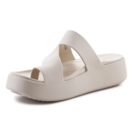 Flip-flops crocs menekülési platform Toe hurok 210834-0lh bézs 3