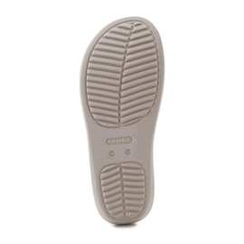 Flip-flops crocs menekülési platform Toe hurok 210834-0lh bézs 7