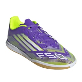 Adidas F50 Club JR JI0042 labdarúgó cipőben ibolya 1