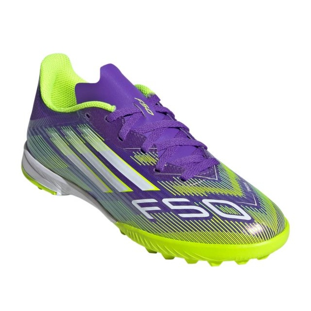 Adidas F50 League TF JR JI0000 labdarúgó cipő ibolya 1