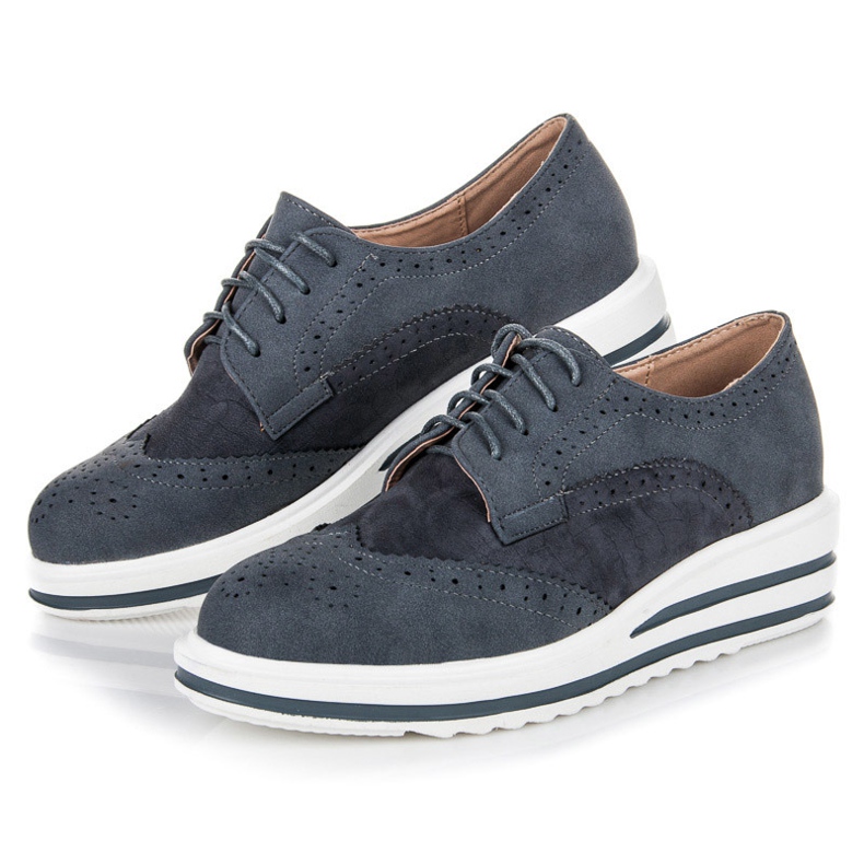 Vices Fűzött velúr cipő szürke 1 Vices Fűzött velúr cipő szürke 1