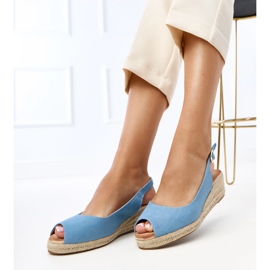 Kék espadril szandál a Nevarz ékön 2 Kék espadril szandál a Nevarz ékön 2