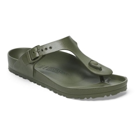 Férfi flip -flops Birkenstock Gizeh Eva 1019143 zöld 1