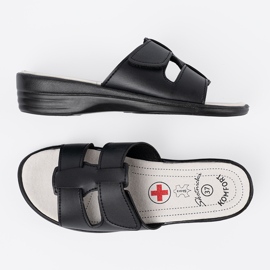 Shelvt Női fekete ékek bézs 2