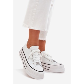Boto Női cipők a masszív platformon, a fehér marinae 1