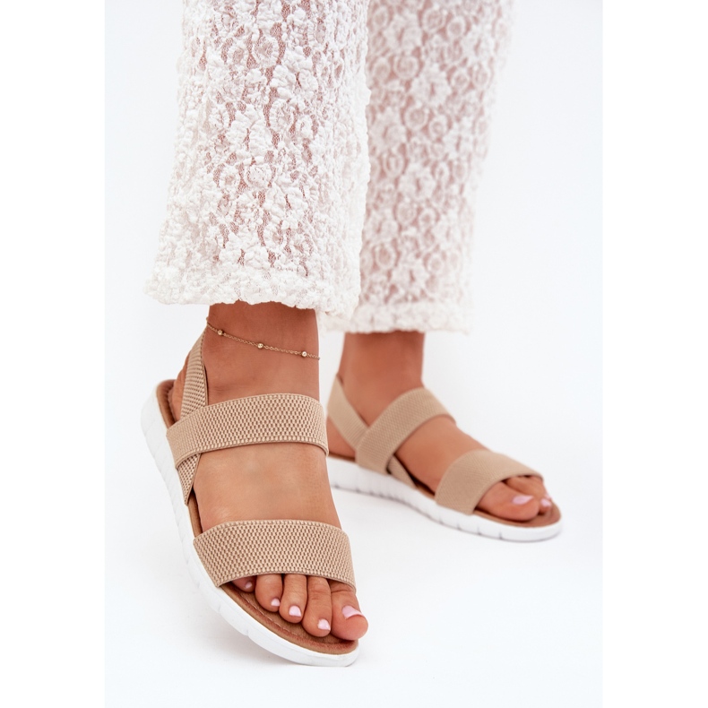 Boto Klasszikus női szandál dühös bézs felira 2