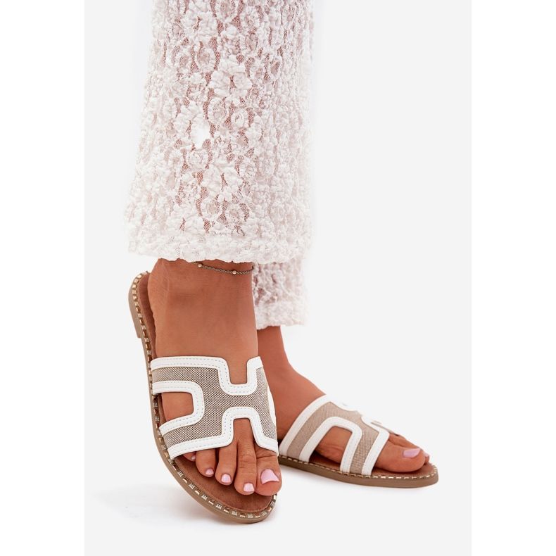 Boto Lapos, feeding női Vereya flip -flops fehér 1