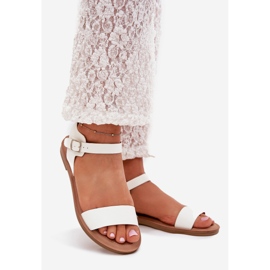 Boto Lapos, káposzta női szandál öko bőr fehér kivara 1