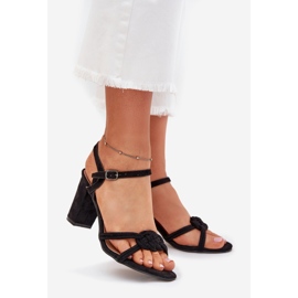 Boto Női szandál a fekete Mavira poszton 1