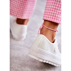 Festett női cipők Big Star KK274045 Fehér 3