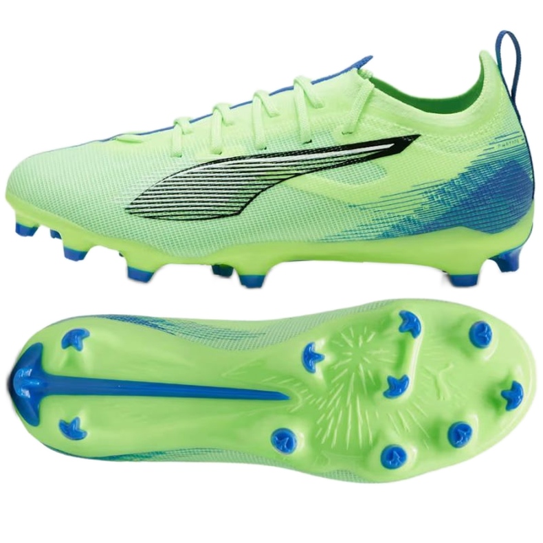 Puma Ultra 5 Pro FG/AG JR 107693-03 Football cipő zöld 1