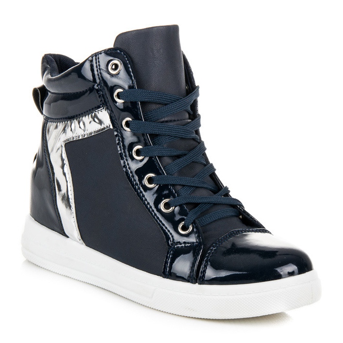 Emaks Lakkozott tornacipő kék 1