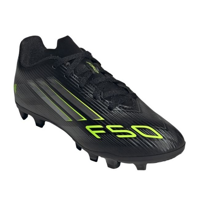Adidas F50 Club FG/MG JR JI0028 Labdarúgó cipő fekete 1