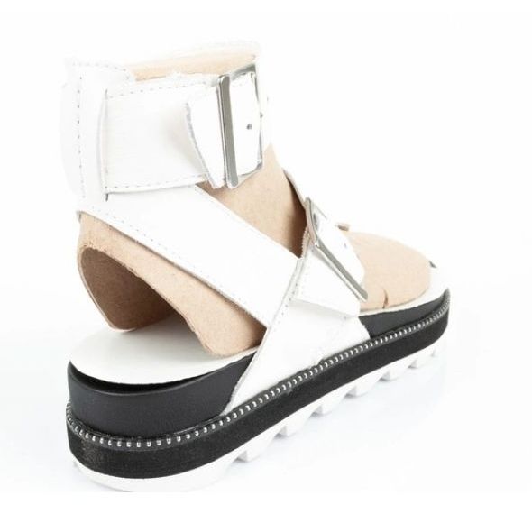 Női szandál Sorel NL6272-125 flip-flop fehér 4