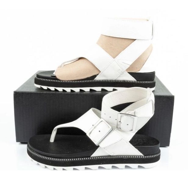 Női szandál Sorel NL6272-125 flip-flop fehér 7