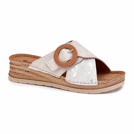 Női ékek egy dekoratív inblu rv000012 szorító bilincskel bézs 3