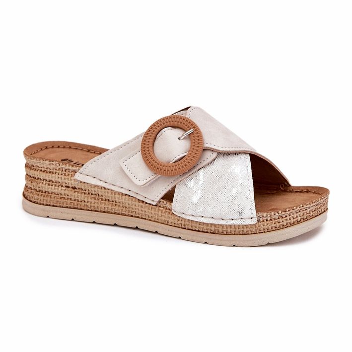 Női ékek egy dekoratív inblu rv000012 szorító bilincskel bézs 3