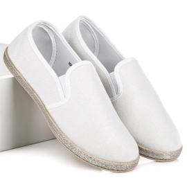 Muto Fehér espadrillák csúsznak 2
