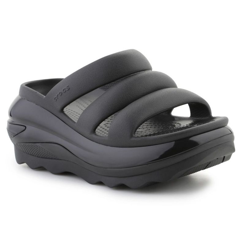 Crocs Mega Crush hármas pántos 209842-001 papucs fekete 1