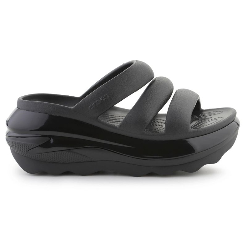 Crocs Mega Crush hármas pántos 209842-001 papucs fekete 6