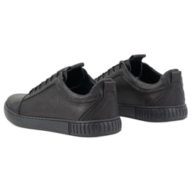 Polbut Férfi alkalmi bőrcipő 2121/2 fekete 9