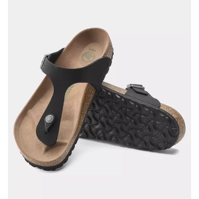 Férfi flip -flops Birkenstock Gizeh BS 1020380 fekete 2