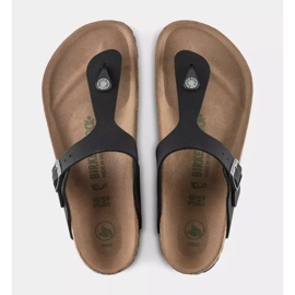 Férfi flip -flops Birkenstock Gizeh BS 1020380 fekete 3