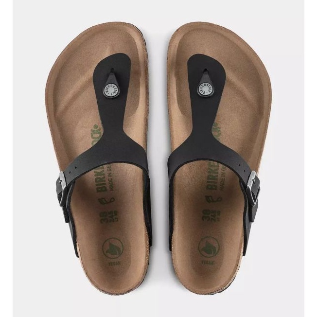 Férfi flip -flops Birkenstock Gizeh BS 1020380 fekete 3