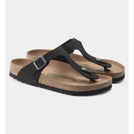 Férfi flip -flops Birkenstock Gizeh BS 1020380 fekete 6