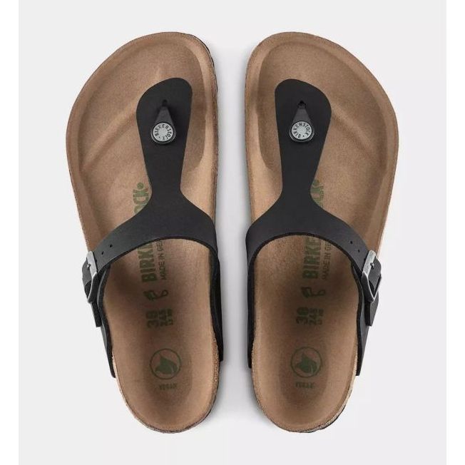 Férfi flip -flops Birkenstock Gizeh BS 1020380 fekete 7