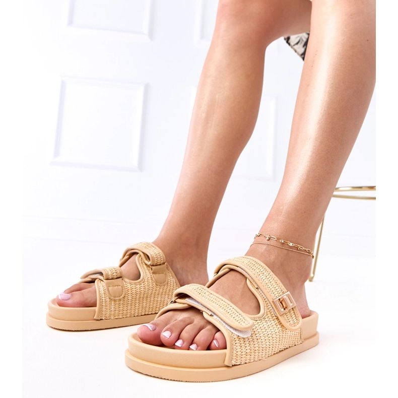 Barna horgolt szárnyak állítható Kliris csíkokkal 1