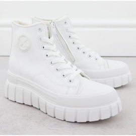 News Hírek cipők a platformon 9152 EVE513 -ban fehér 2