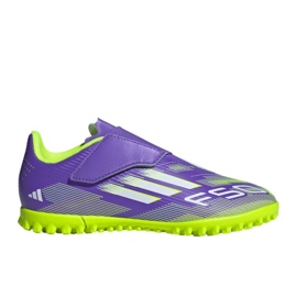 Adidas F50 Club Vel TF JR JI0034 labdarúgó cipő ibolya 1