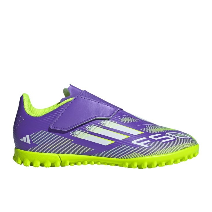 Adidas F50 Club Vel TF JR JI0034 labdarúgó cipő ibolya 1