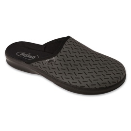 Befado férfi pu papucs 548M044 szürke mintával 1