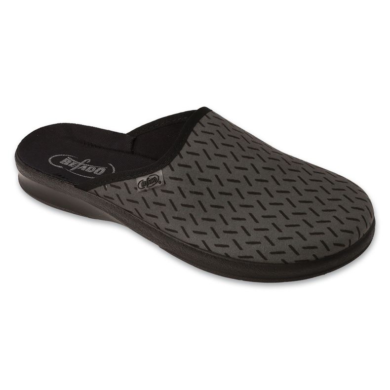 Befado férfi pu papucs 548M044 szürke mintával 1