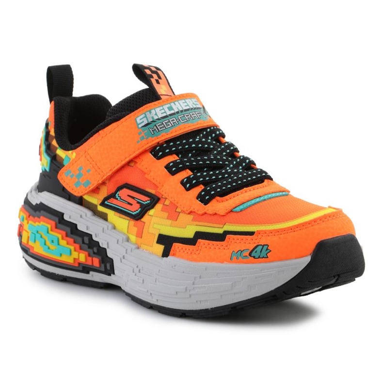 SKECHERS MEGA-Craft 4K JR 402160L-orbk cipő narancssárga 1