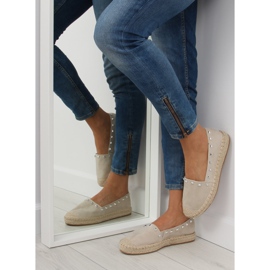 Bézs női espadrillák 99-17 bézs 1