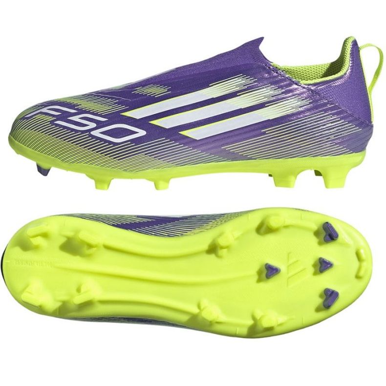 Adidas F50 League LL JR TF JI0010 cipő ibolya 1 Adidas F50 League LL JR TF JI0010 cipő ibolya 1