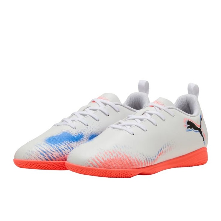 Puma Future 8 Play It Jr 108627 01 Football cipő fehér 2