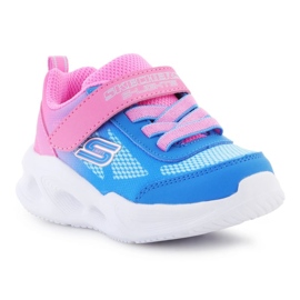 Skechers S Lights-Skechers Sola Glow-Obmre Deluxe JR 303714N-HPBL kék 1