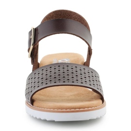 Sandals Skechers sivatagi csók-sunny hangulat 114143-choc-ban barna 2