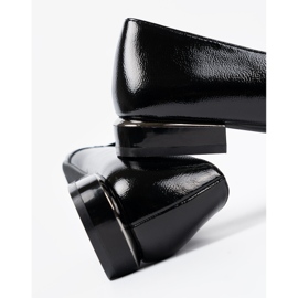 Lakhált cipők dekoratív sergio leone bilincsel fekete 1