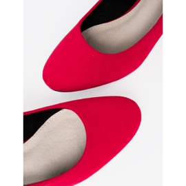 Goodin Vörös női szivattyúk ezüst oszlopon piros 1