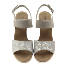 Caprice szandál női cipő 28701 szürke 4