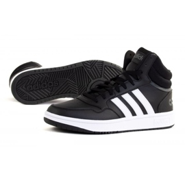 Adidas Hoops 3.0 Mid GW3020 cipő fekete 1