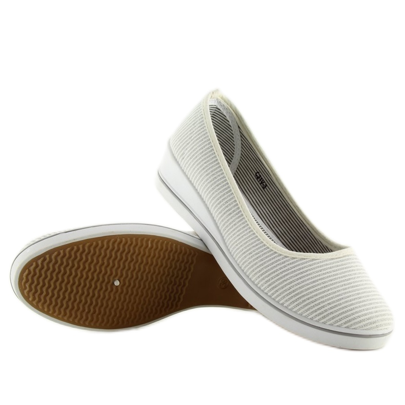 Ezüst ék balerina c21v Silver szürke 2