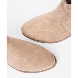 Seastar Bézs csizma velúr cowboy csizma 1